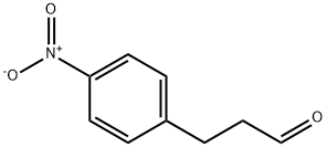 3-(4-硝基苯)-丙醛 结构式