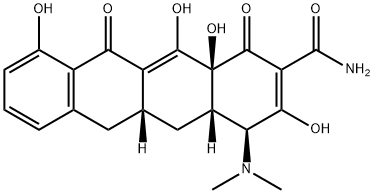 サンサイクリン 化学構造式