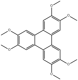 2,3,6,7,10,11-HEXAMETHOXYTRIPHENYLENE Structure