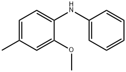 2-メトキシ-4-メチル-N-フェニルアニリン 化学構造式
