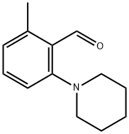Benzaldehyde, 2-methyl-6-(1-piperidinyl)- (9CI) Structure
