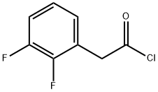 (2,3-ジフルオロフェニル)アセチルクロリド 化学構造式