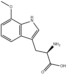 7-METHOXY-D-TRYPTOPHAN Structure