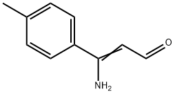 2-Propenal,  3-amino-3-(4-methylphenyl)- Structure