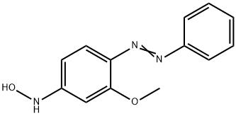 N-hydroxy-3-methoxy-4-(phenylazo)-benzenamine Structure