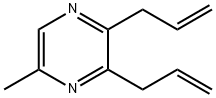Pyrazine, 5-methyl-2,3-di-2-propenyl- (9CI) Structure