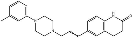 2(1H)-Quinolinone, 3,4-dihydro-6-(3-(4-(3-methylphenyl)-1-piperazinyl) -1-propenyl)-|