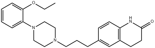 2(1H)-Quinolinone, 3,4-dihydro-6-(3-(4-(2-ethoxyphenyl)-1-piperazinyl) propyl)- Structure