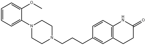 2(1H)-Quinolinone, 3,4-dihydro-6-(3-(4-(2-methoxyphenyl)-1-piperazinyl )propyl)- 结构式