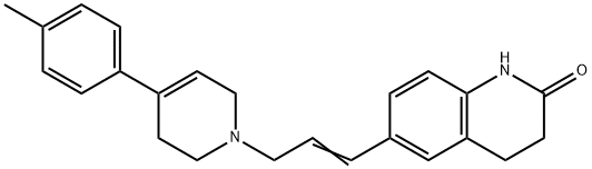 2(1H)-Quinolinone, 3,4-dihydro-6-(3-(3,6-dihydro-4-(4-methylphenyl)-1( 2H)-pyridinyl)-1-propenyl)-|