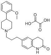 2(1H)-Quinolinone, 3,4-dihydro-6-(3-(4-(2-methoxyphenyl)-1-piperidinyl )propyl)-, ethanedioate(1:1) Structure