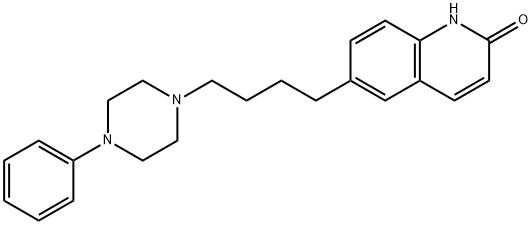 2(1H)-Quinolinone, 6-(4-(4-phenyl-1-piperazinyl)butyl)-|