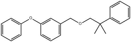 3-フェノキシベンジル2-メチル-2-フェニルプロピルエーテル 化学構造式
