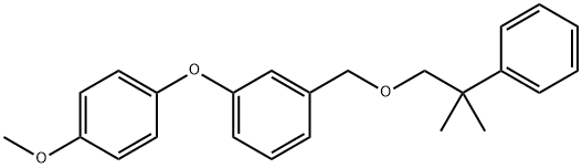 Benzene, 1-(4-methoxyphenoxy)-3-((2-phenyl-2-methylpropoxy)methyl)-|