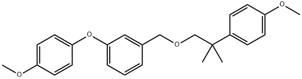 3-(4-Methoxyphenoxy)benzyl 2-(4-methoxyphenyl)-2-methylpropyl ether Structure