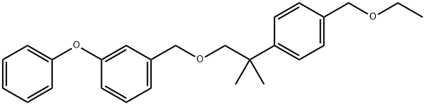 1-((2-(4-(Ethoxymethyl)phenyl)-2-methylpropoxy)methyl)-3-phenoxybenzen e Structure