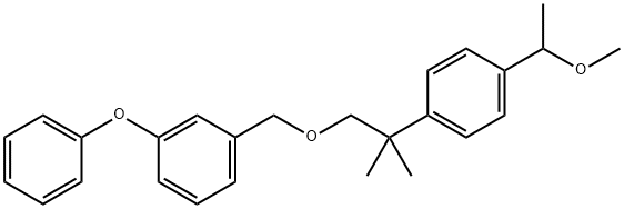 1-((2-(4-(1-Methoxyethyl)phenyl)-2-methylpropoxy)methyl)-3-phenoxybenz ene|