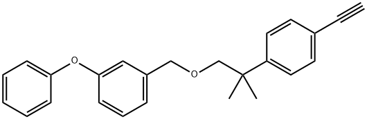 1-((2-(4-Ethynylphenyl)-2-methylpropoxy)methyl)-3-phenoxybenzene|