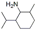 Cyclohexanamine,  2-methyl-6-(1-methylethyl)- Structure