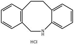 5,6,11,12-四氢二苯并[B,F]氮杂环辛四烯 盐酸盐, 80866-74-6, 结构式