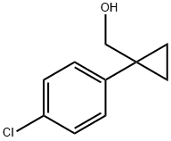 1-(4-CHLOROPHENYL)-1-CYCLOPROPANEMETHANOL Struktur