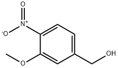 3-甲氧基-4-硝基苯甲醇 结构式