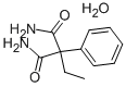 2-乙基-2-苯基丙二酰胺一水,80866-90-6,结构式