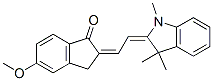 2-[(1,3-dihydro-1,3,3-trimethyl-2H-indol-2-ylidene)ethylidene]-5-methoxyindan-1-one|