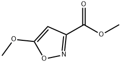 3-Isoxazolecarboxylicacid,5-methoxy-,methylester(9CI) Struktur