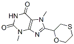 3,7-Dimethyl-8-(4-thiomorpholinyl)-3,7-dihydro-1H-purine-2,6-dione Struktur