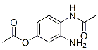 Acetamide, N-[4-(acetyloxy)-2-amino-6-methylphenyl]- (9CI) 结构式