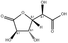 L-イダリン酸-1,4-ラクトン 化学構造式