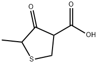 3-Thiophenecarboxylicacid,tetrahydro-5-methyl-4-oxo-(9CI) Struktur