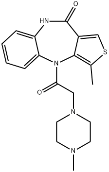 TELENZEPINE 2HCL Struktur