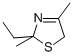 2,4-Dimethyl-2-ethyl-3-thiazoline Struktur