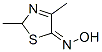 5(2H)-Thiazolone,  2,4-dimethyl-,  oxime Struktur