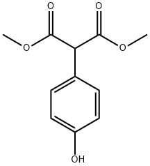 dimethyl (4-hydroxyphenyl)malonate 结构式