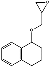 2-[(1,2,3,4-TETRAHYDRONAPHTHALEN-1-YLOXY)METHYL]OXIRANE 结构式