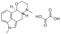 (+-)-1,6-Dimethyl-9-oxaergoline ethanedioate (1:1) 化学構造式