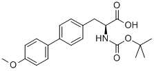 L-2-(BOC-AMINO)-3-(4'-METHOXYBIPHENYL-4-YL)PROPANOIC ACID Struktur