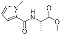 L-Alanine,N-[(1-methyl-1H-pyrrol-2-yl)carbonyl]-,methylester(9CI) Structure