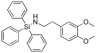 2-(3,4-dimethoxyphenyl)-N-triphenylsilyl-ethanamine Structure