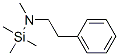N-methyl-2-phenyl-N-trimethylsilyl-ethanamine Structure