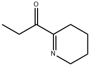 1-(3,4,5,6-四氢吡啶-2-基)丙烷-1-酮, 80933-75-1, 结构式