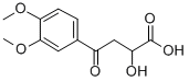 4-(3,4-Dimethoxyphenyl)-4-oxo-2-hydroxybutanoic acid Structure