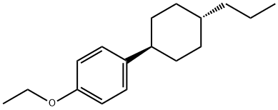 1-エトキシ-4-(4β-プロピルシクロヘキサン-1α-イル)ベンゼン 化学構造式