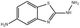 2(3H)-Benzothiazolone,5-amino-,hydrazone(9CI) Structure