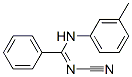 N-(3-methylphenyl)-N'-cyanobenzamidine Struktur
