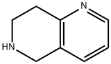 5,6,7,8-テトラヒドロ-1,6-ナフチリジン 化学構造式
