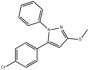 80967-24-4 5-(4-CHLOROPHENYL)-3-METHYLTHIO-1-PHENYL-1H-PYRAZOLE